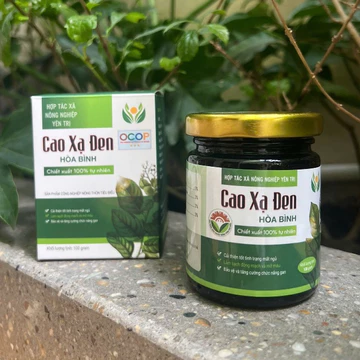 Cao Xạ Đen Hòa Bình triết xuất đặc, hộp 100g