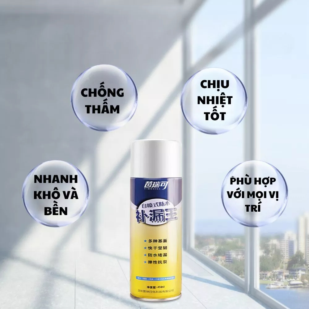 Ảnh Bình xịt chống thấm,chống dột nước,bình xịt chống thấm công nghệ nano Nhật, chịu được nhiệt độ cao. 3
