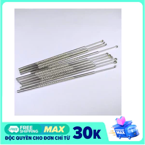{2 CÁI} Cây lấy ráy tai inox tiện lợi, que lấy giáy tai, dụng cụ ngoáy tai