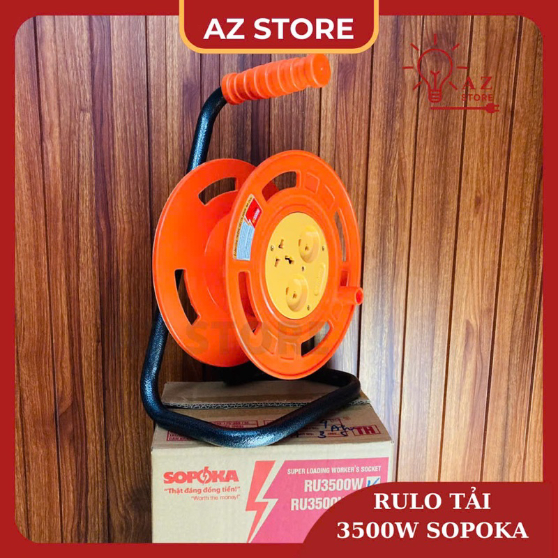 Ổ cắm điện rulo tròn không dây-ổ điện công trường công suất cao 3500W ...