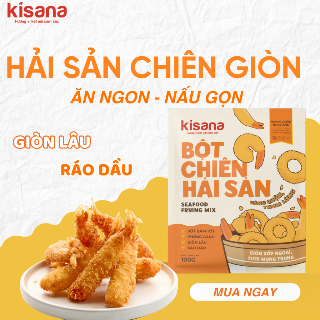 COMBO 3 GÓI BỘT CHIÊN 100G MIX CÁC LOẠI