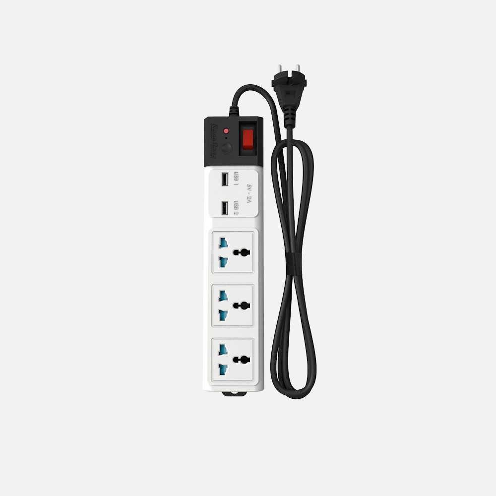 Ổ Cắm Wifi Rạng Đông OC02 – 3 Cổng Tiện Lợi,Kết Nối Wifi, Điều Khiển Qua Điện Thoại, Dây Dài 3m/5m