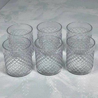 Cốc nhựa nguyên sinh tròn kim cương chịu nhiệt cực tốt dung tích 260ml uống nước trong suốt