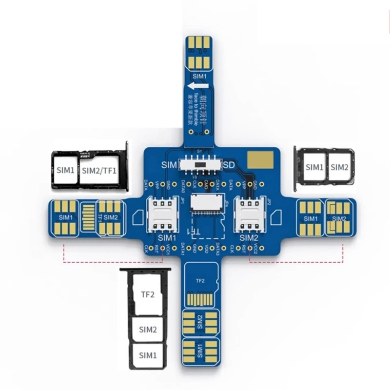 Thiết bị test sóng WYLIE dùng để lắp nhiều SIM kiểm tra tín hiệu sóng, 8 sim