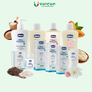 Bộ Chăm Sóc Da Và Tóc Chicco: Sữa tắm/ Massage/ Dưỡng ẩm/ Chống nắng /Phấn rôm/ Chống hăm /Nước hoa