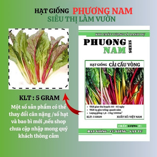 5 Gram - Hạt Giống Cải Cầu Vòng Phương Nam