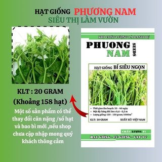 1 Gram - Hạt Giống Bí Siêu Ngọn Phương Nam