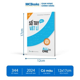 Sách - Sổ tay vật lí cấp 3 - All in one