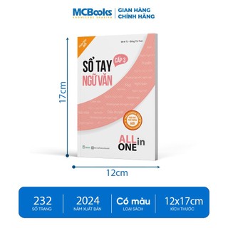 Sách - Sổ tay cấp 3 ngữ văn - All in one
