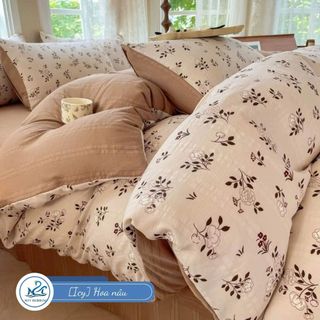 Bộ chăn ga gối Cloudy M2T Bedding , vỏ chăn mền, drap ga giường và 2 vỏ gối