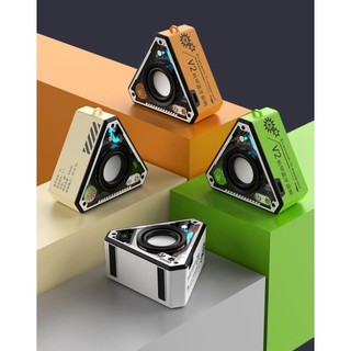 Loa Bluetooth không dây Mini V2, Bass âm tuyệt vời, 360 ° Âm thanh nổi, loa di động sạc trầm