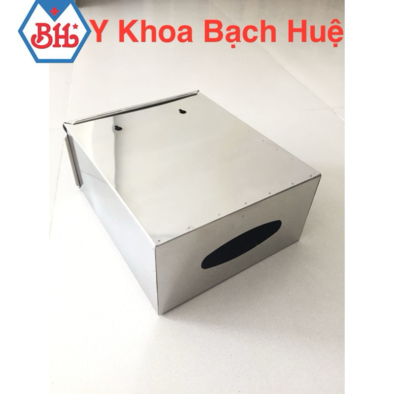 Hộp đựng khăn inox y tế treo tường KT:27x23x12
