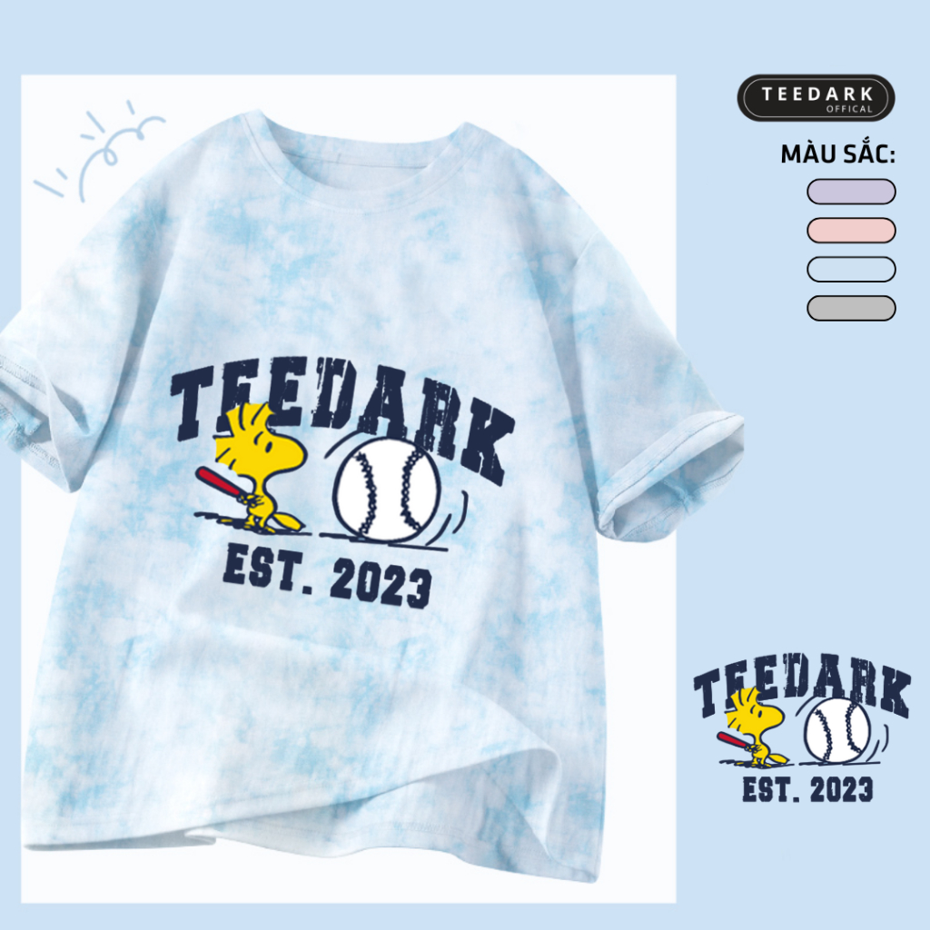 Áo Thun Loang, Áo Phông By TEEDARK Mã SNP Trơn Dáng Rộng Cho Nam Nữ Chất Cotton Thoải Mái Phong Cách | BigBuy360 - bigbuy360.vn