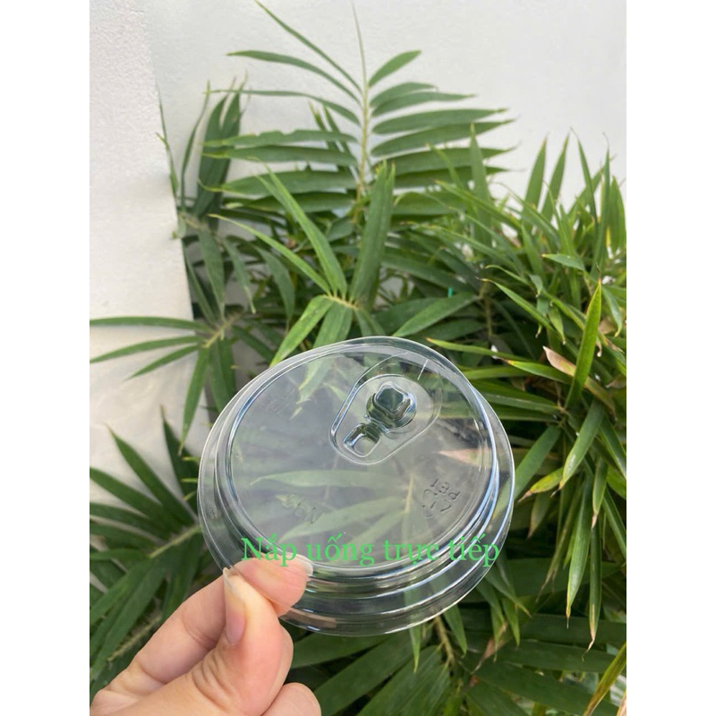100 Nắp uống trực tiếp 95mm dành cho cốc trà chanh, trà sữa, sinh tố