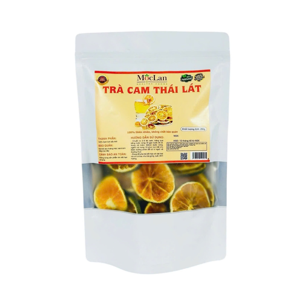 Ảnh Trà Cam sấy thái lát Mộc Lan, bổ sung vitamin C, chống oxy hóa, tăng sức đề kháng - 100g 4