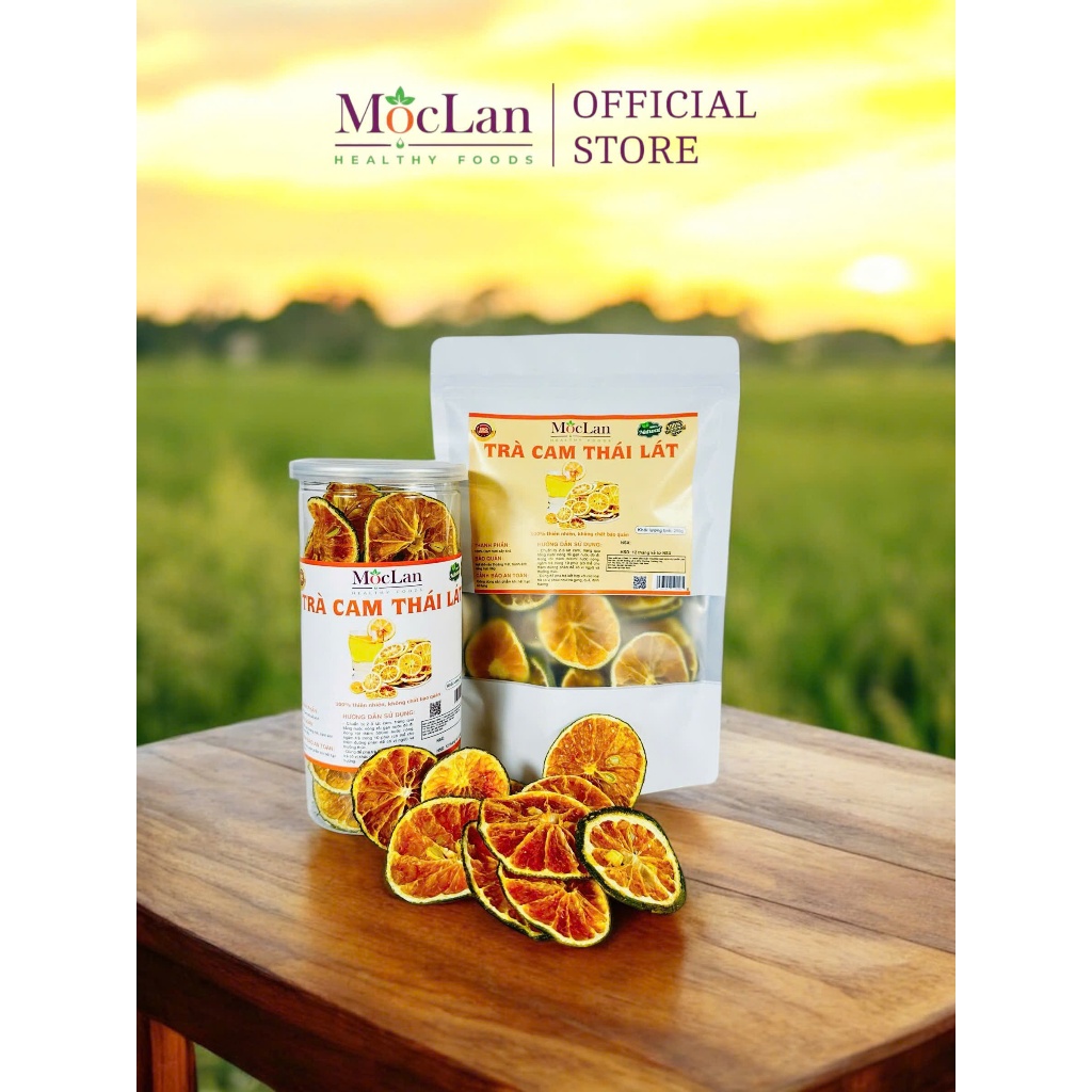 Ảnh Trà Cam sấy thái lát Mộc Lan, bổ sung vitamin C, chống oxy hóa, tăng sức đề kháng - 100g 3