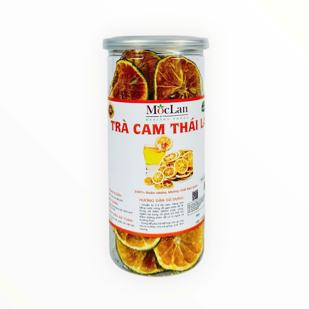 Ảnh Trà Cam sấy thái lát Mộc Lan, bổ sung vitamin C, chống oxy hóa, tăng sức đề kháng - 100g 1