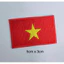 patch vải ủi nhiệt thêu hình thời trang lá cờ Việt Nam cờ đỏ sao vàng