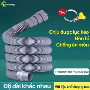 Ống Thoát Nước Máy Giặt EVA Độ Bền Cao KWAI, Chống Ăn Mòn Hiệu Quả