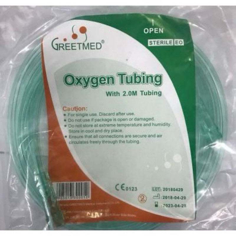 Dây nối Oxy chiều dài 2m. Dây nối oxy 2m ,nhựa dẻo y tế, an toàn cho bệnh nhân