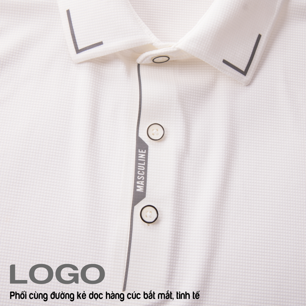 Áo polo nam cao cấp MASCULINE MPL56 Kiểu dáng Slim Fit ôm nhẹ tôn dáng chống nhăn bền màu