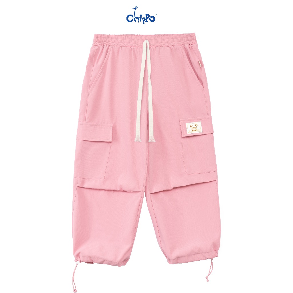 Ảnh Quần Jogger Kaki bé gái Chippo chất liệu kaki mềm mại thoải mái cho bé từ 7 đến 12 Tuổi(21-40Kg) 3