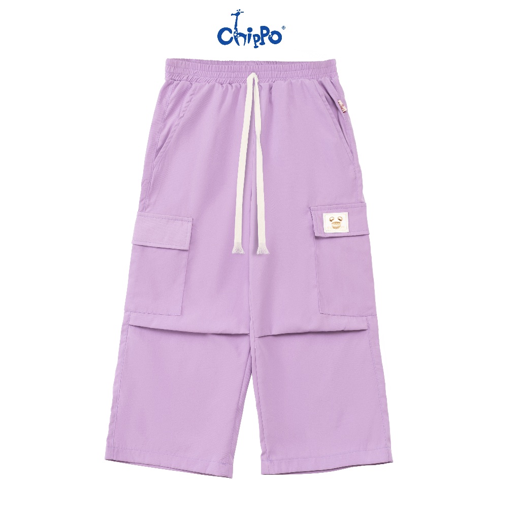 Ảnh Quần Jogger Kaki bé gái Chippo chất liệu kaki mềm mại thoải mái cho bé từ 7 đến 12 Tuổi(21-40Kg) 2