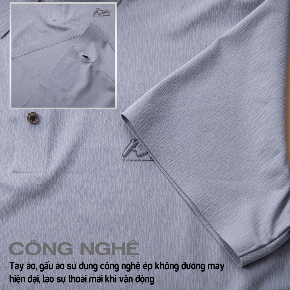 Áo polo nam cao cấp MASCULINE MPL508 Chất liệu tơ tằm Co giãn tốt mềm mịn Form Regular fit