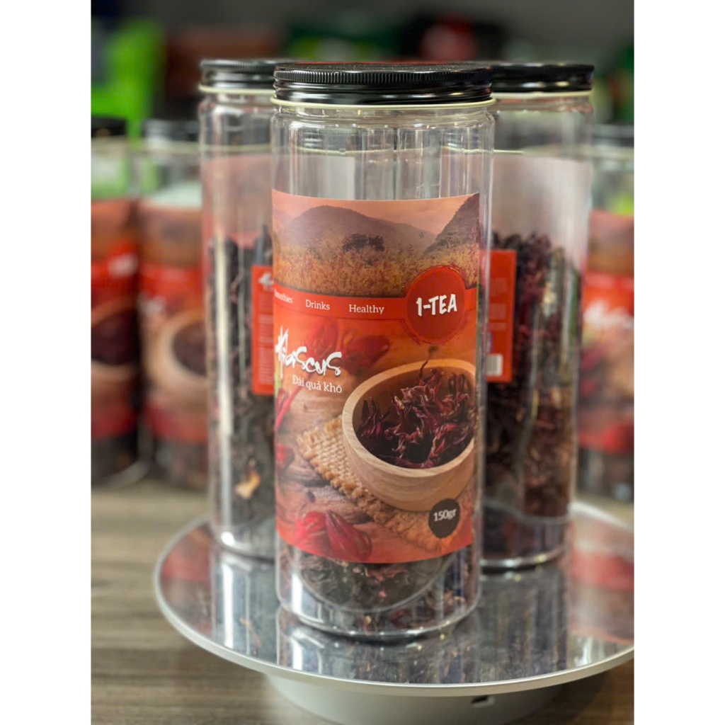 Đài Quả Khô Hibicus 1 Tea Atiso Đỏ Hộp 150 gr-Trà Tạo Màu Sắc Hương Cực ...