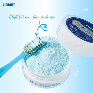 Bột trắng răng HIH 50g giúp loại bỏ ố vàng, khử mùi hôi miệng, giảm viêm và ngăn ngừa sâu răng hiệu quả.