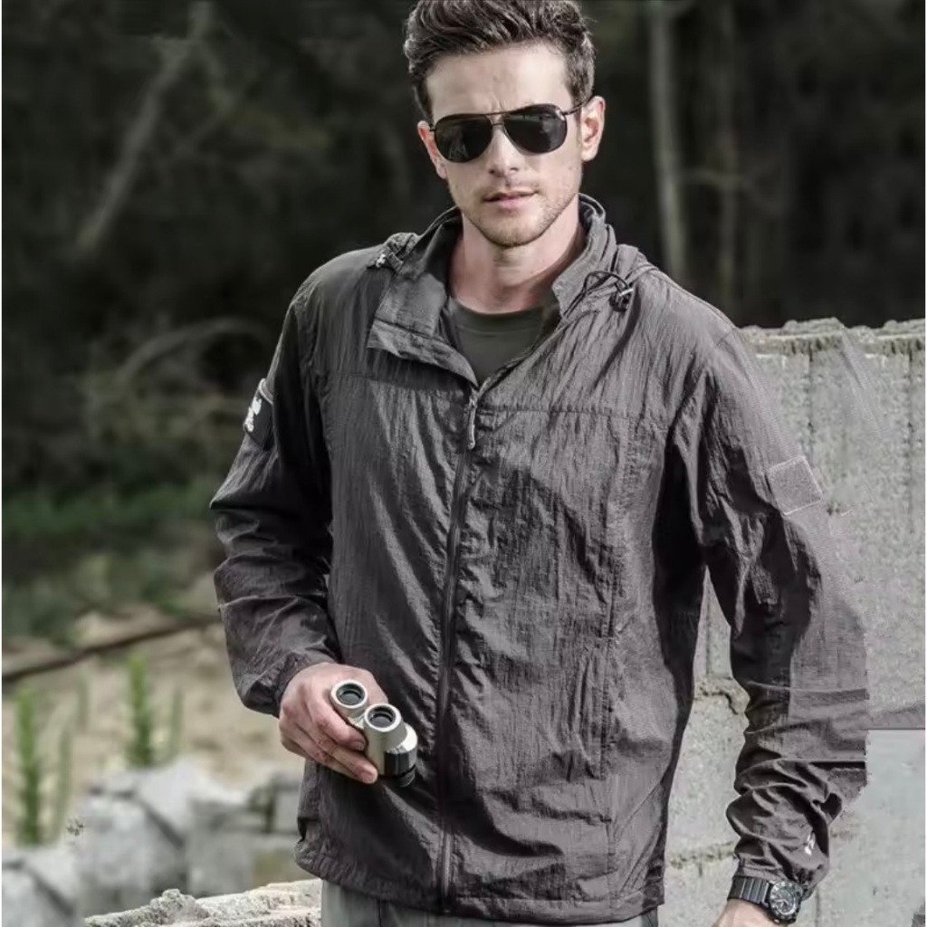 Áo Khoác Tactical Gió Chống Nước_Waterproof Tactical Jacket Men