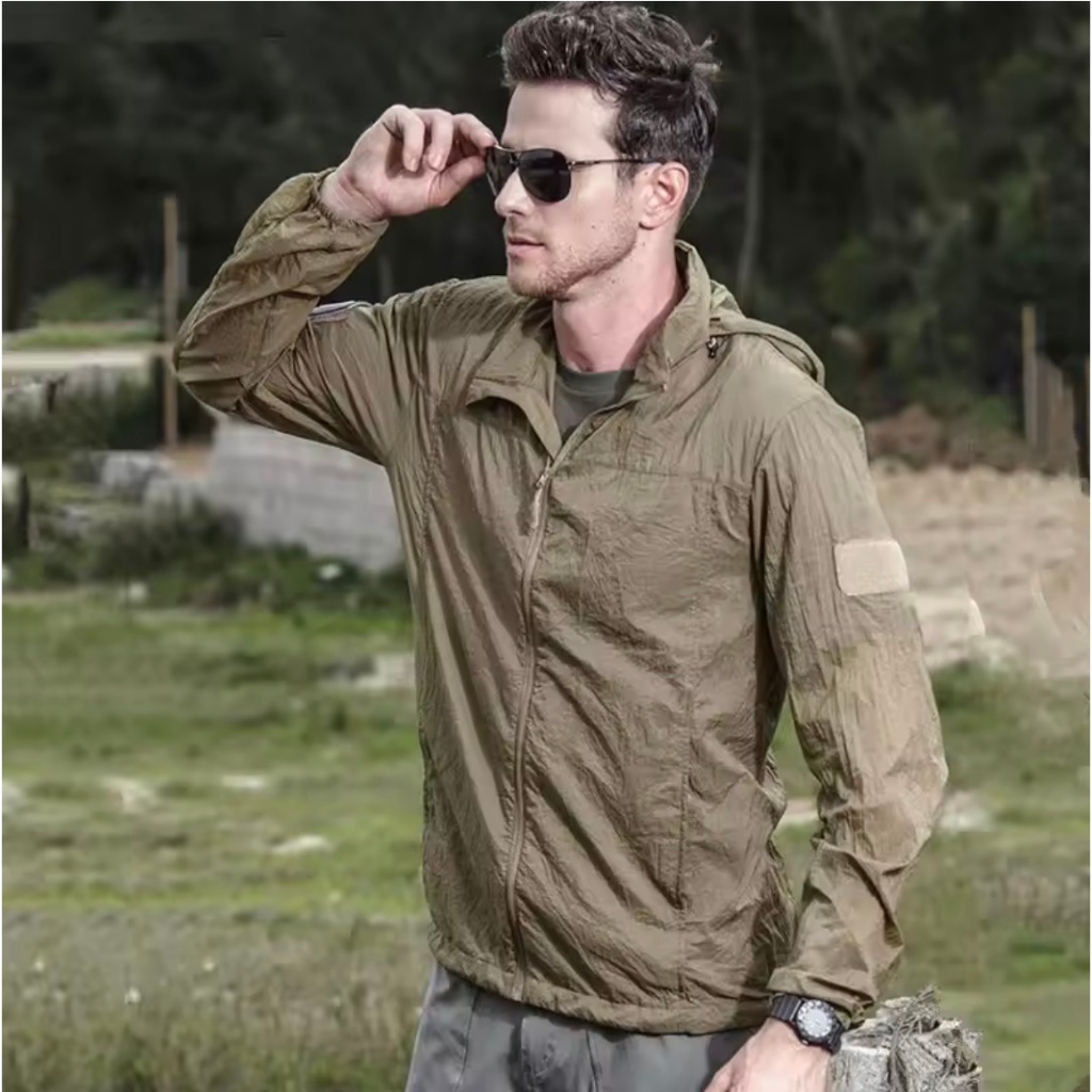 Áo Khoác Tactical Gió Chống Nước_Waterproof Tactical Jacket Men