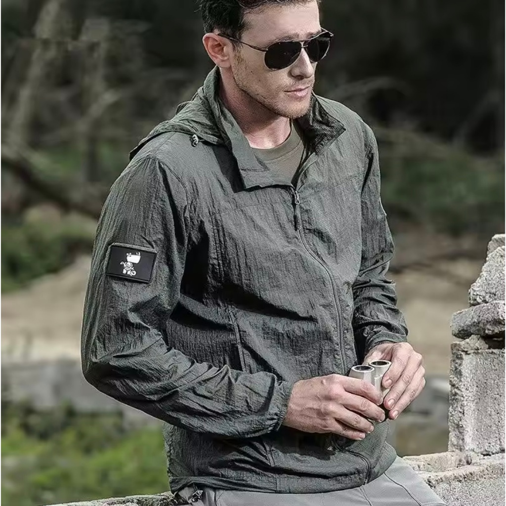 Áo Khoác Tactical Gió Chống Nước_Waterproof Tactical Jacket Men
