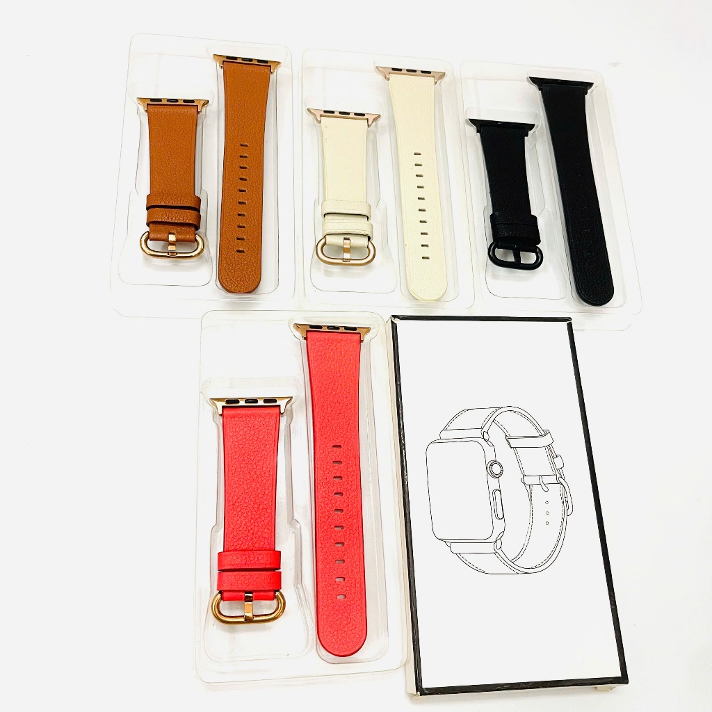 Dây da khóa tròn cực xinh dành cho awatch