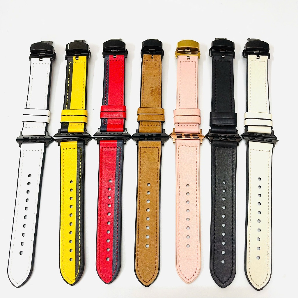 Dây Da Lộn Mix Cao Su Dành Cho Đồng Hồ Thông Minh Series 1 2 3 4 5 6 7