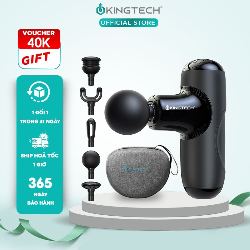 Ảnh Quà Tặng Cao Cấp - Máy Massage Cầm Tay Mini KINGTECH A1, Nhỏ Gọn Hỗ Trợ Mát Xa Chuyên Sâu, Giảm Đau Cơ, Cứng Khớp 1