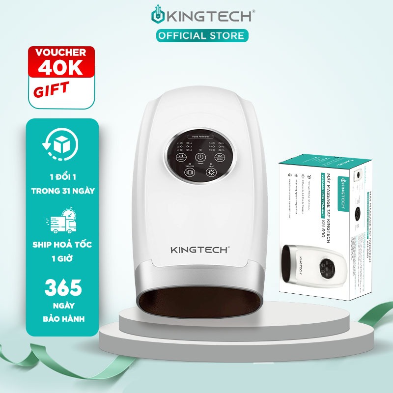 Ảnh Máy Massage Tay Cao Cấp KINGTECH KH-690 - Mát xa Trị Liệu Tích Hợp Nhiệt, Matxa Vùng Cổ, Mu, Ngón, Lòng Bàn Tay 1