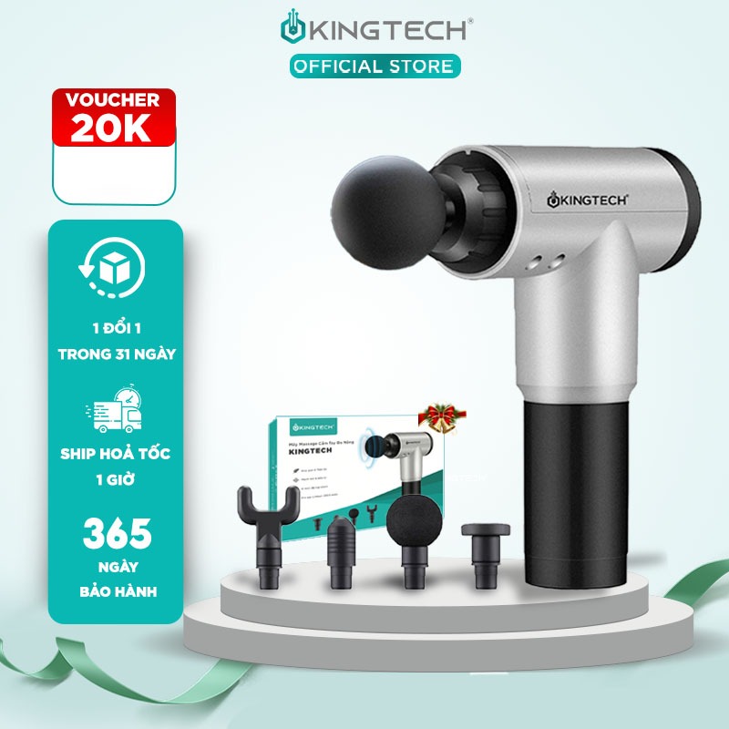 Ảnh Máy Massage Cầm Tay 6 Cấp Độ KINGTECH KH-320 - Mát Xa Toàn Thân Giúp Thư Giãn, Giảm Đau Cổ Vai Lưng  - Quà Tặng Nam Nữ 1