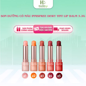 Son Dưỡng Có Màu Innisfree Dewy Tint Lip Balm 3.2g