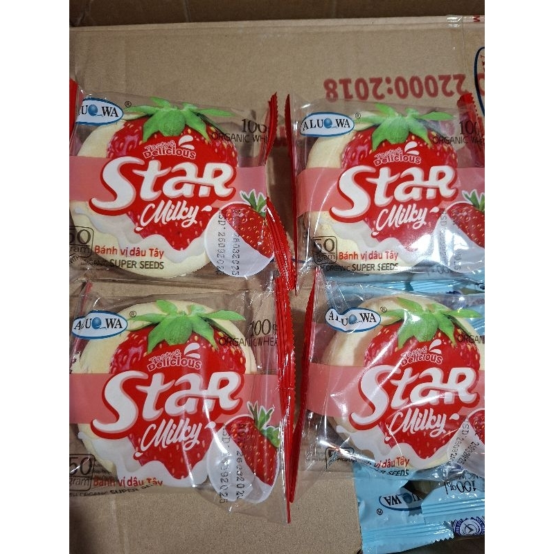 mix 2 vị bánh mặt trời star thơm ngon bổ dưỡng cho bữa sáng