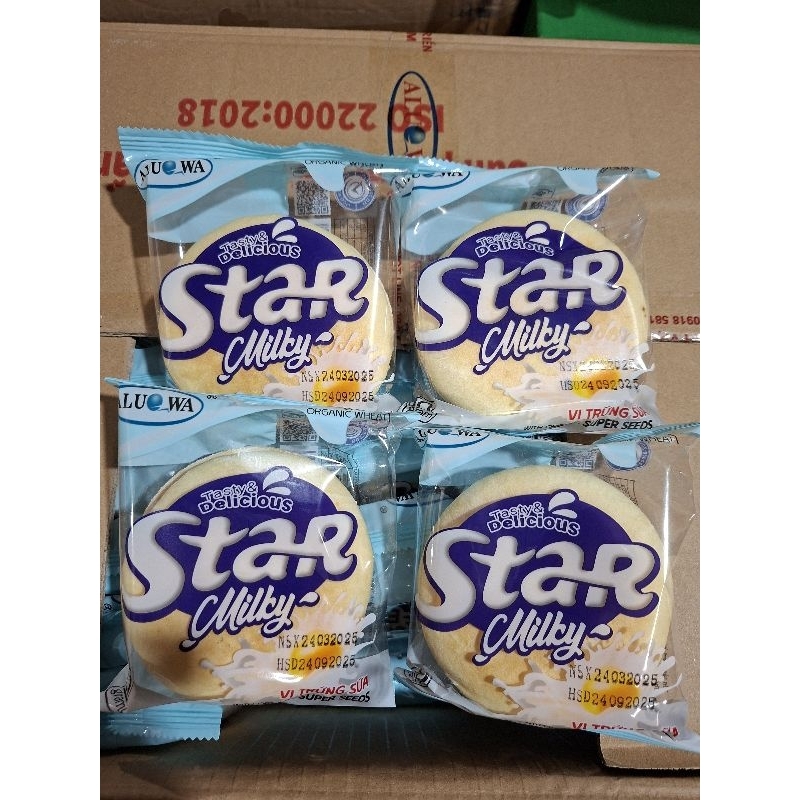 mix 2 vị bánh mặt trời star thơm ngon bổ dưỡng cho bữa sáng
