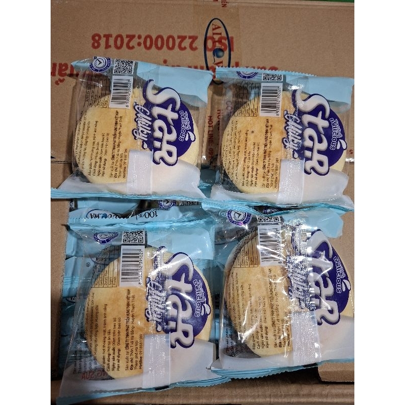mix 2 vị bánh mặt trời star thơm ngon bổ dưỡng cho bữa sáng