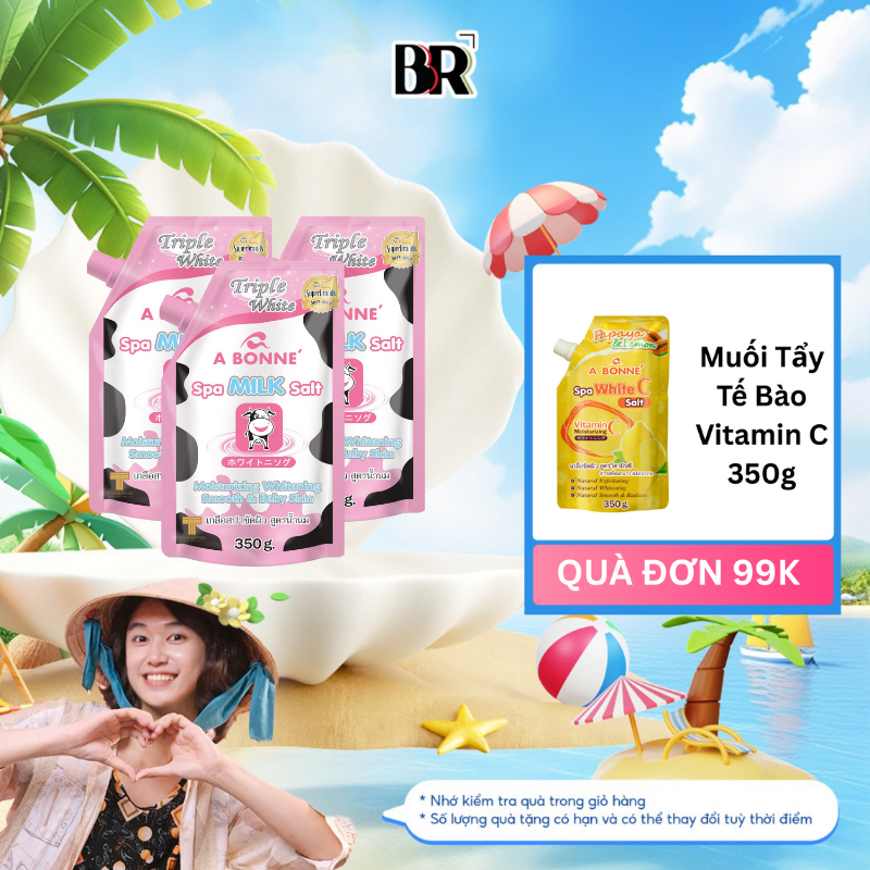 Ảnh 3 Gói Muối Tắm Sữa Spa A Bonne' 350g 2