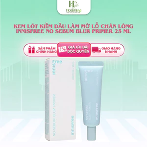 Kem Lót Kiềm Dầu, Làm Mờ Lỗ Chân Lông Innisfree No Sebum Blur Primer 25ml