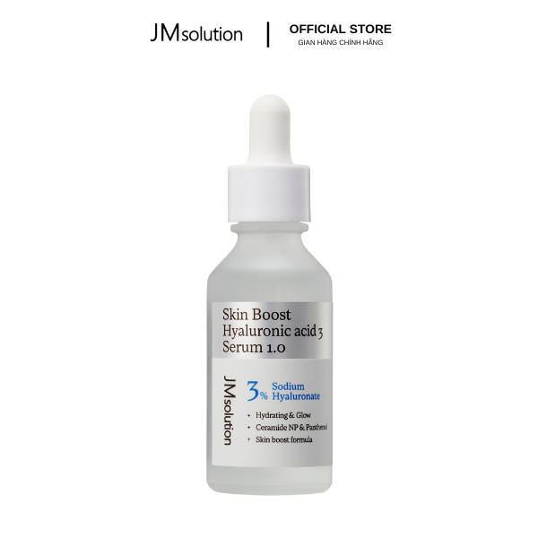 Serum JMsolution Skin Boost Serum 30ml - Dưỡng Da Căng Bóng, Cấp Ẩm & Phục Hồi - Chính Hãng