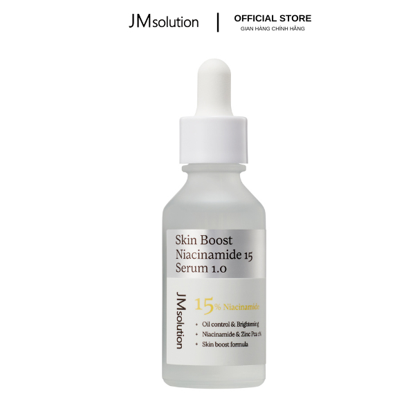 Serum JMsolution Skin Boost Serum 30ml - Dưỡng Da Căng Bóng, Cấp Ẩm & Phục Hồi - Chính Hãng