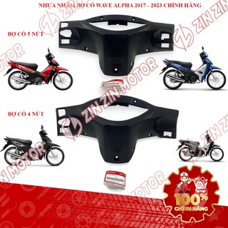 Nhựa Nhám Ốp Sau Tay Lái, Bợ Cổ Wave Alpha 110 2017 - 2025 53206-K89-V00ZA Chính Hãng - ZZM