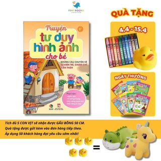 Sách - Truyện Tư Duy Hình Ảnh Cho Bé - Những Câu Chuyện Về Sự Kiên Trì, Chăm Chỉ, Cẩn Thận - Đại Mai Books