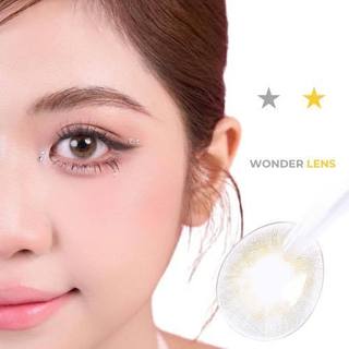 SIHY – Kính áp tròng, Lens [CẬN] Wonder Xám ánh Nâu, độ mắt 0-6 độ, chính hãng Hàn Quốc