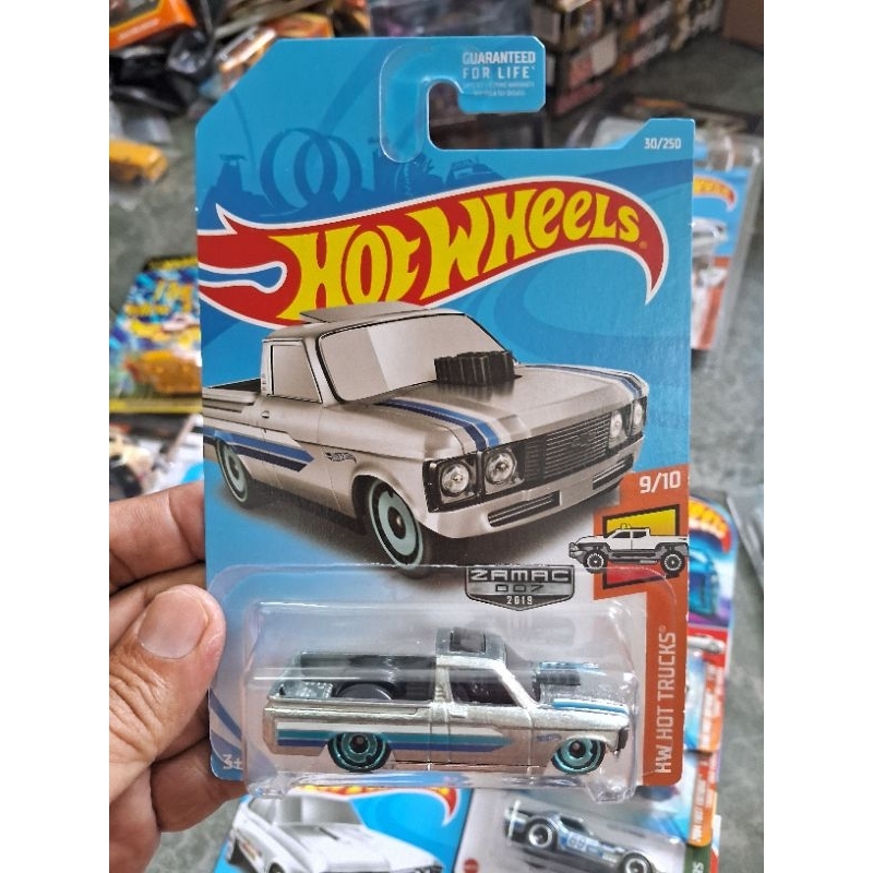 Hot Wheels 1/64 - Custom 1972 Chevy Luv - Série Pickup #5/5 - Modèle Bleu